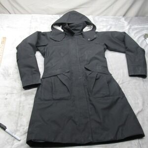 Patagonia Northwest Down Parka Women XS Black Quilt Insulated Hood Winter Jacket